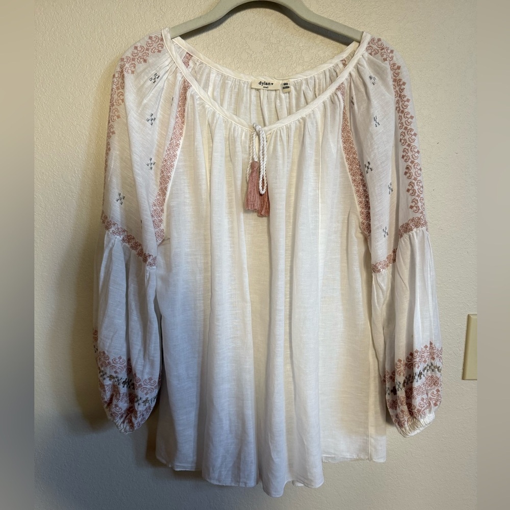 DYLAN PEASANT TOP - Picture 2 of 2